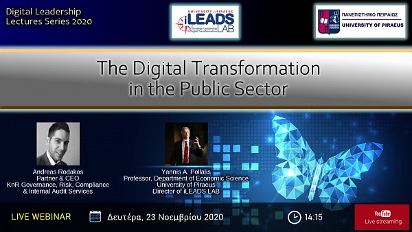 Lecture #1 – Digital Leadership Executives Lecture Series 2020 - 23/11/2020